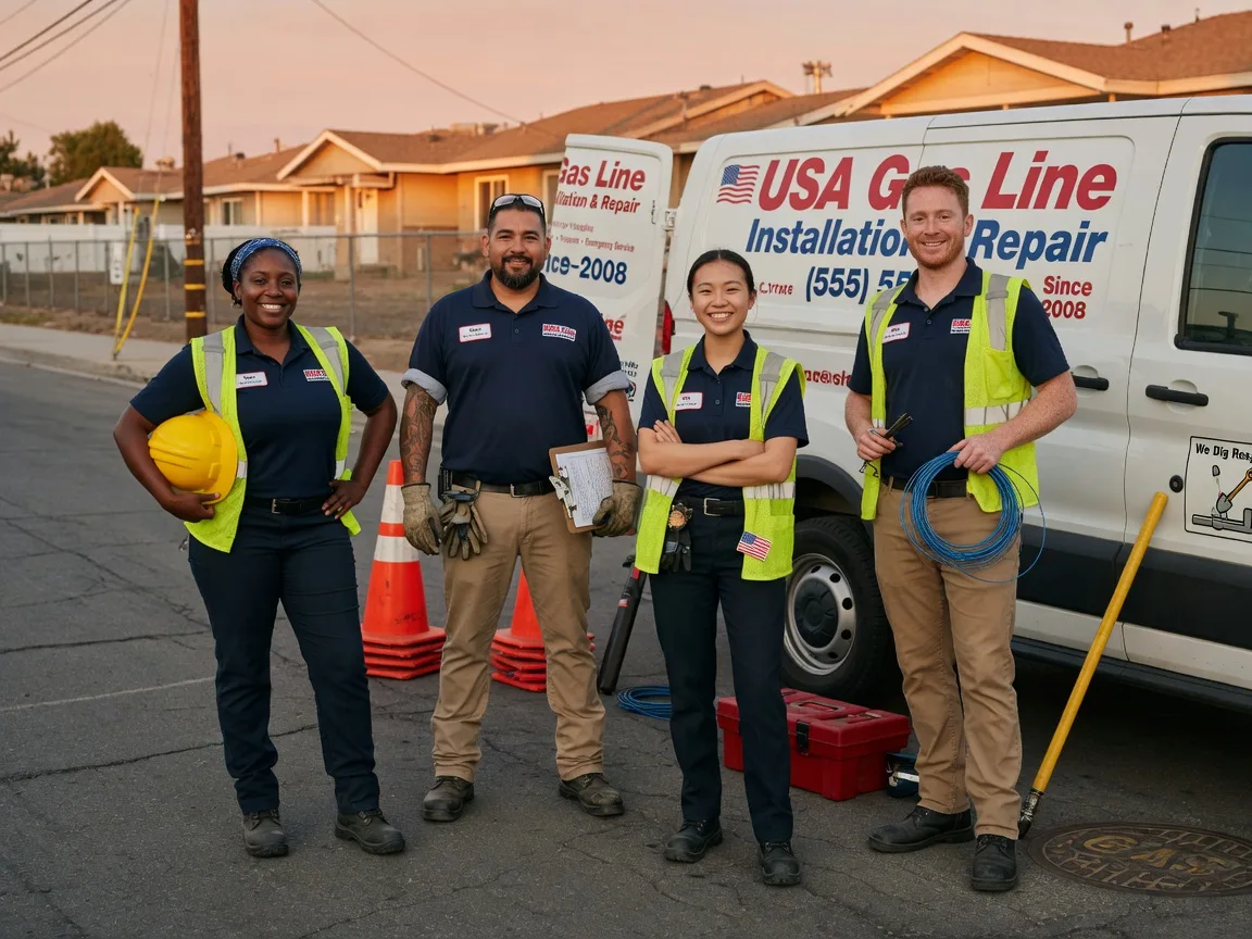 Gas Line Installation company in Hume, CA